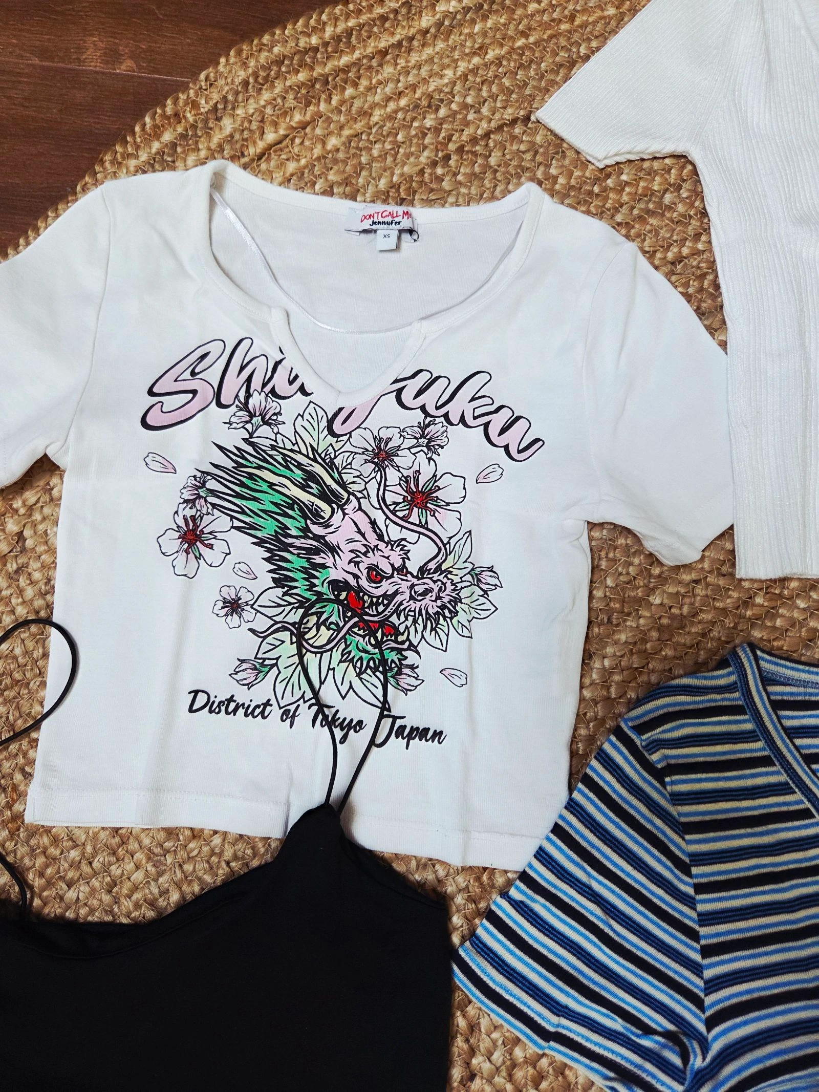 Lote roupas verão PP camisetas shorts vestido – photo 7